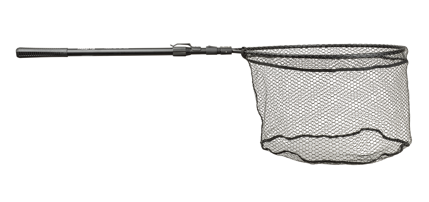 SPRO FreeStyle FLICK NET TELE 50 od. 70 gummierter Klappkescher Teleskop Kescher