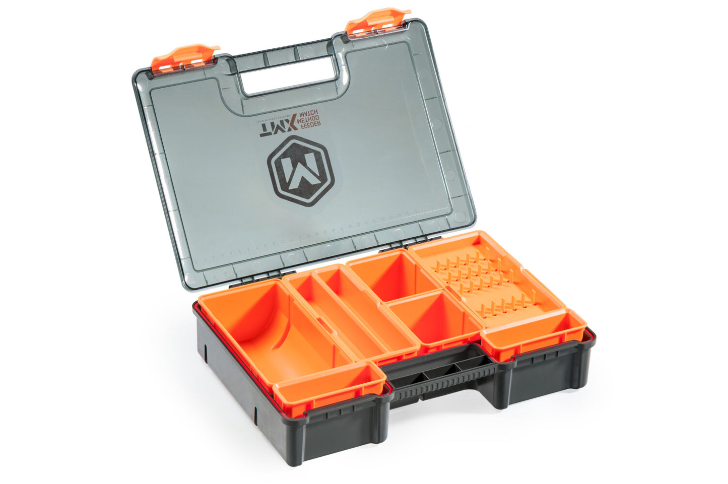 Mivardi TMX System Box multifunktionale Aufbewahrungs Box für Method Feeder