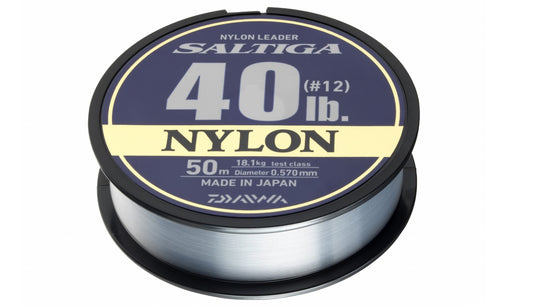 Daiwa Saltiga Nylon Leader Vorfachschnur Transparent