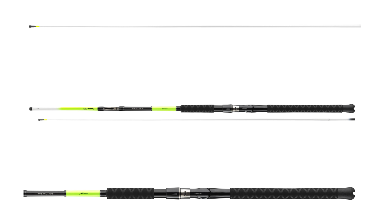 Daiwa Sealine X´Treme Interline Light 2,25m, 7,38ft, 100-250g, Inline-Pilk Angelrute, Medium Fast