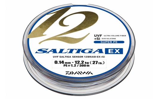 Daiwa Saltiga 12 Braid EX+Si 300m 0,33mm multicolor geflochtene