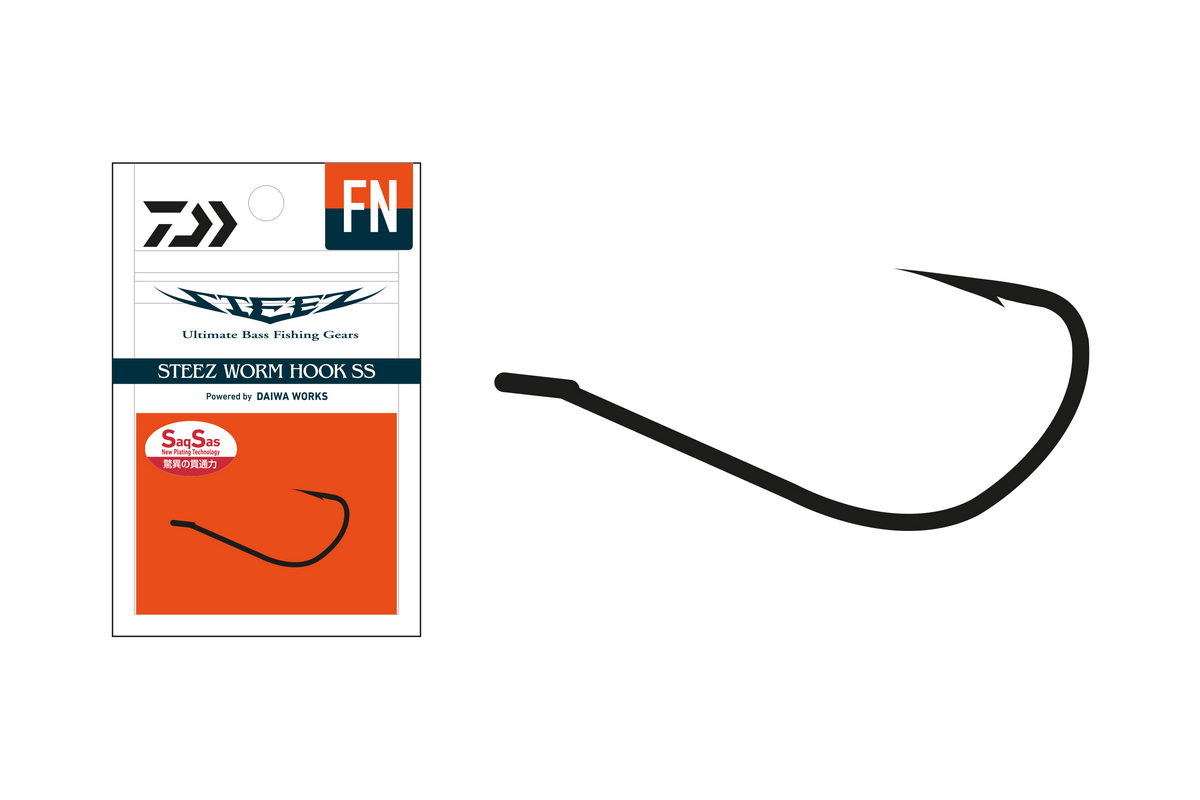 DAIWA Steez Finesse Einzelhaken Worm Hook