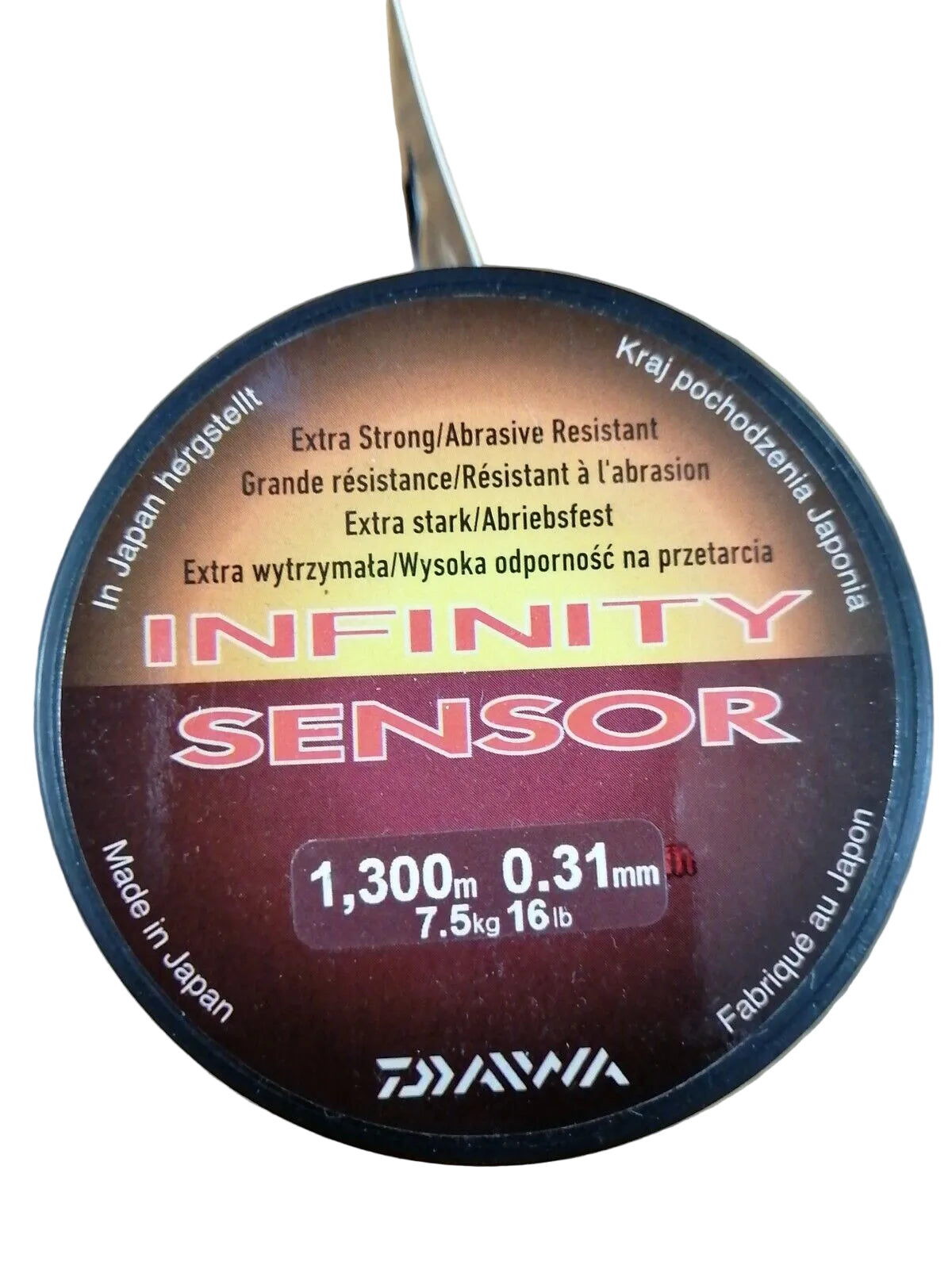 Daiwa Infinity Sensor Monofile-Schnüre 0,31mm 7,5kg 1,300m (0,99€/100m)