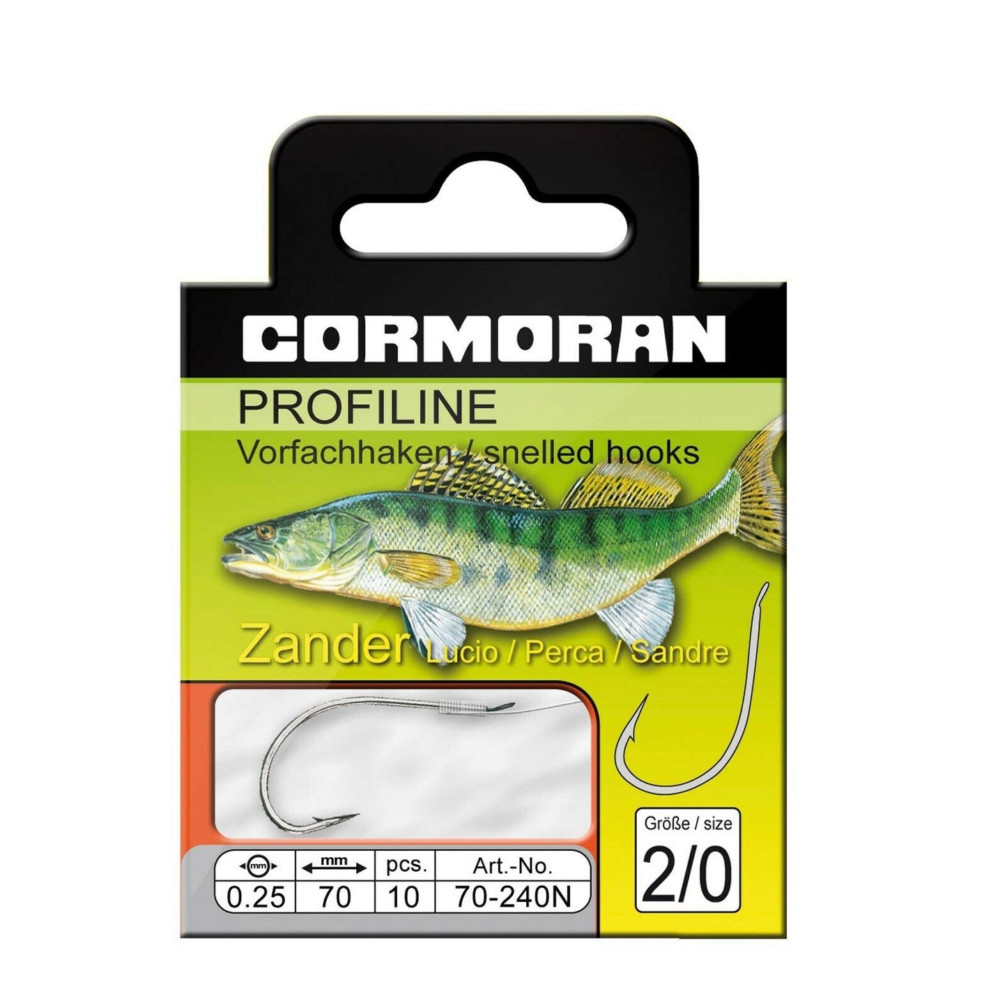 Cormoran Profiline Zanderhaken Größe 2/0-2