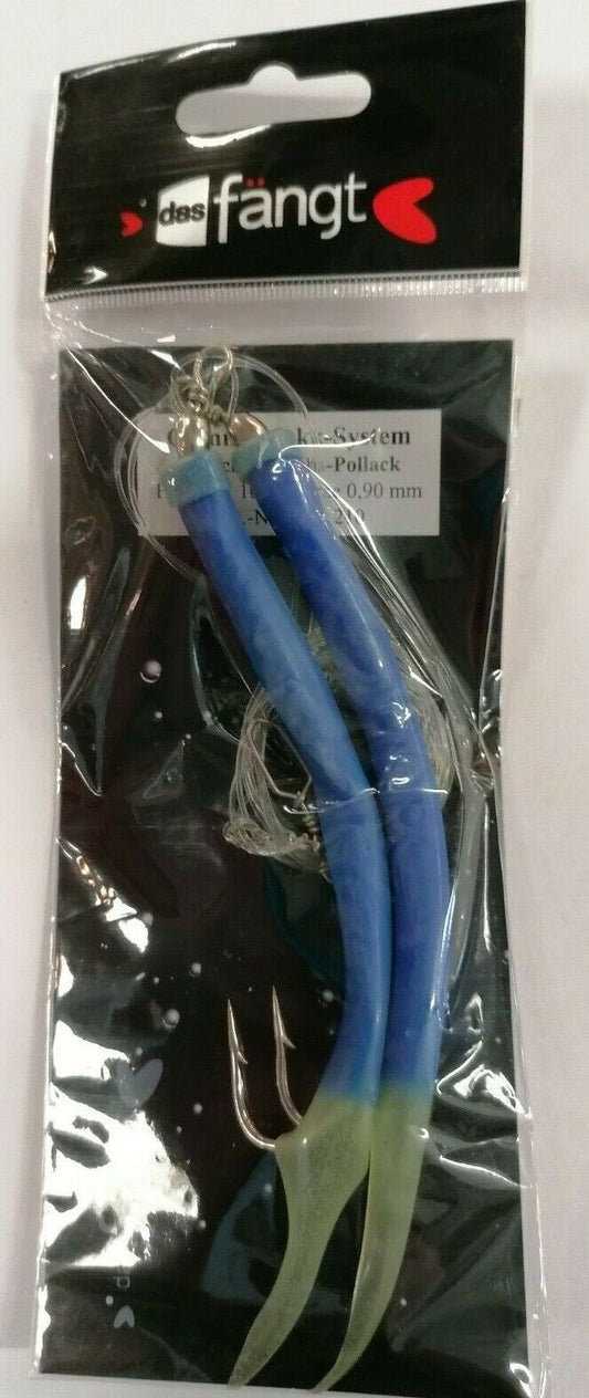 Das Fängt - Gummimakk Rig,  Makk System verschiedene Farben und Größen