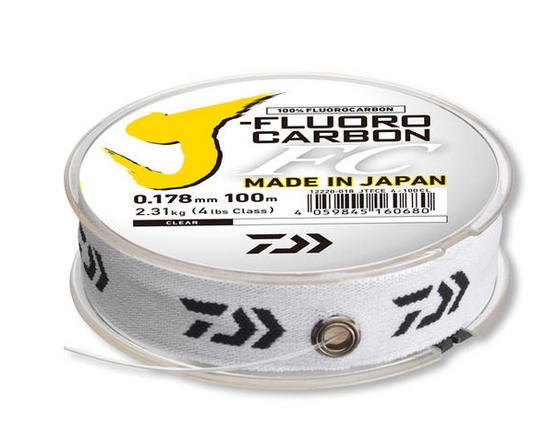 DAIWA J-Fluorocarbon Leader transparent Fluorocarbon-Vorfach Raubfisch