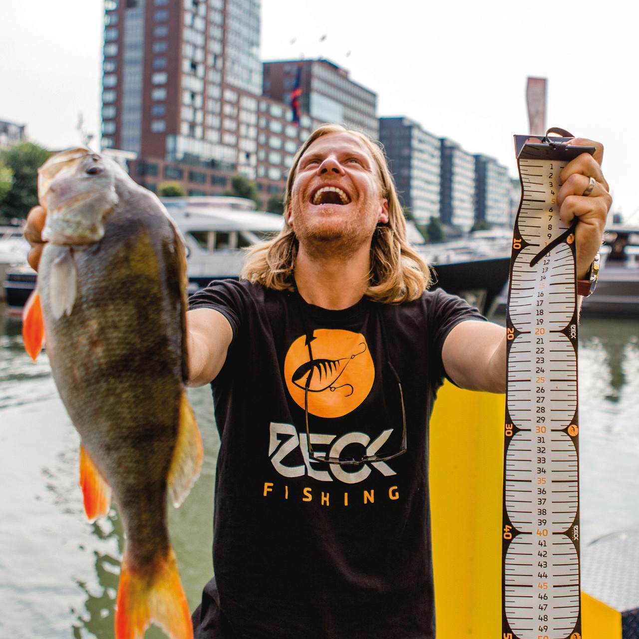 Zeck Predator Ruler, Streetfishing flexibles Maßband 260031 messen