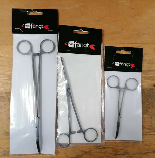 Gebogene Arterienklemme / Hakenlöser verschiedene Größen, 1 Stück Lösezange