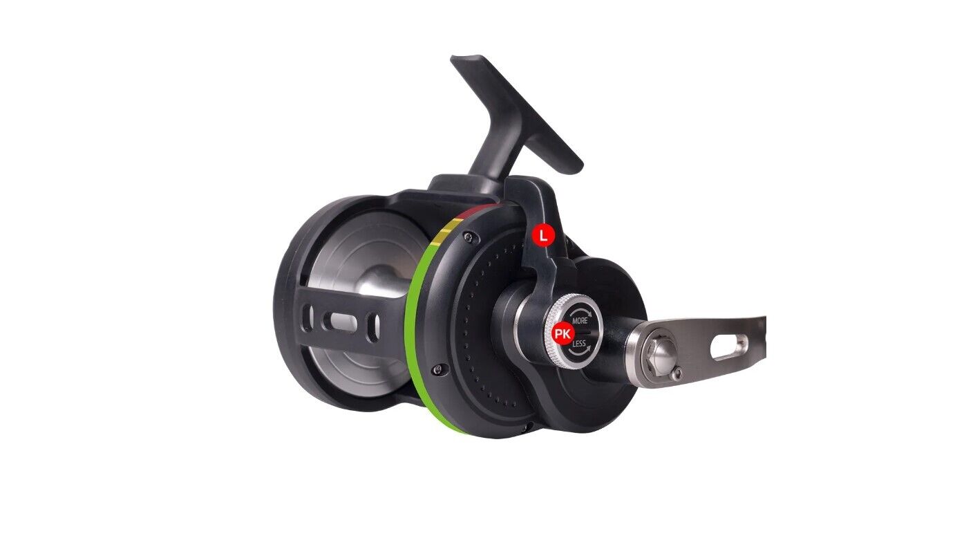 Zeck Fishing HR 20 - Multirolle - Welsrolle - Wallerrolle hängende Multirollle