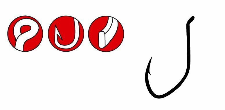 Gamakatsu LS-4644F verschiedene Größen Wallerfischen, Meeresangeln, Raubfisch