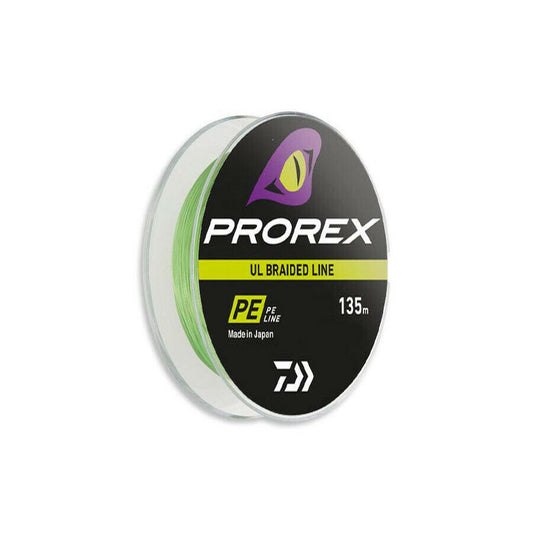 Daiwa Prorex UL Braided Line PE 135m Chartreuse Barsch, Forelle Japanschnur