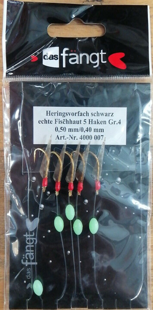 Das Fängt HERINGSVORFACH Hakengr. 4 0,50mm/0,40mm