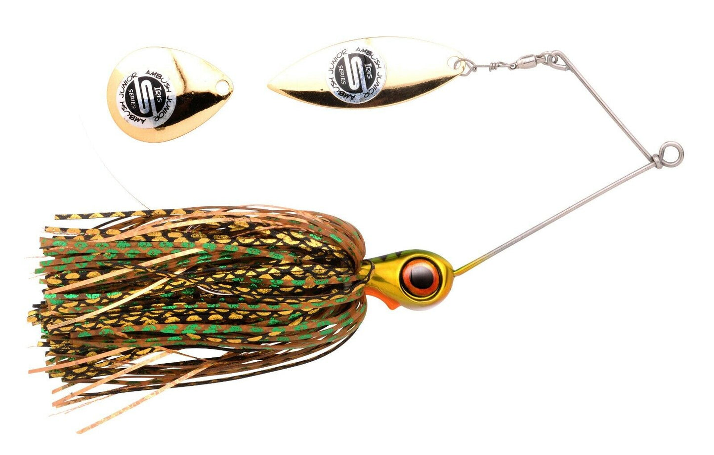 Spro Iris Ambush Spinnerbait Auge Redhead Fire Tiger Perch Roach versch. Größen
