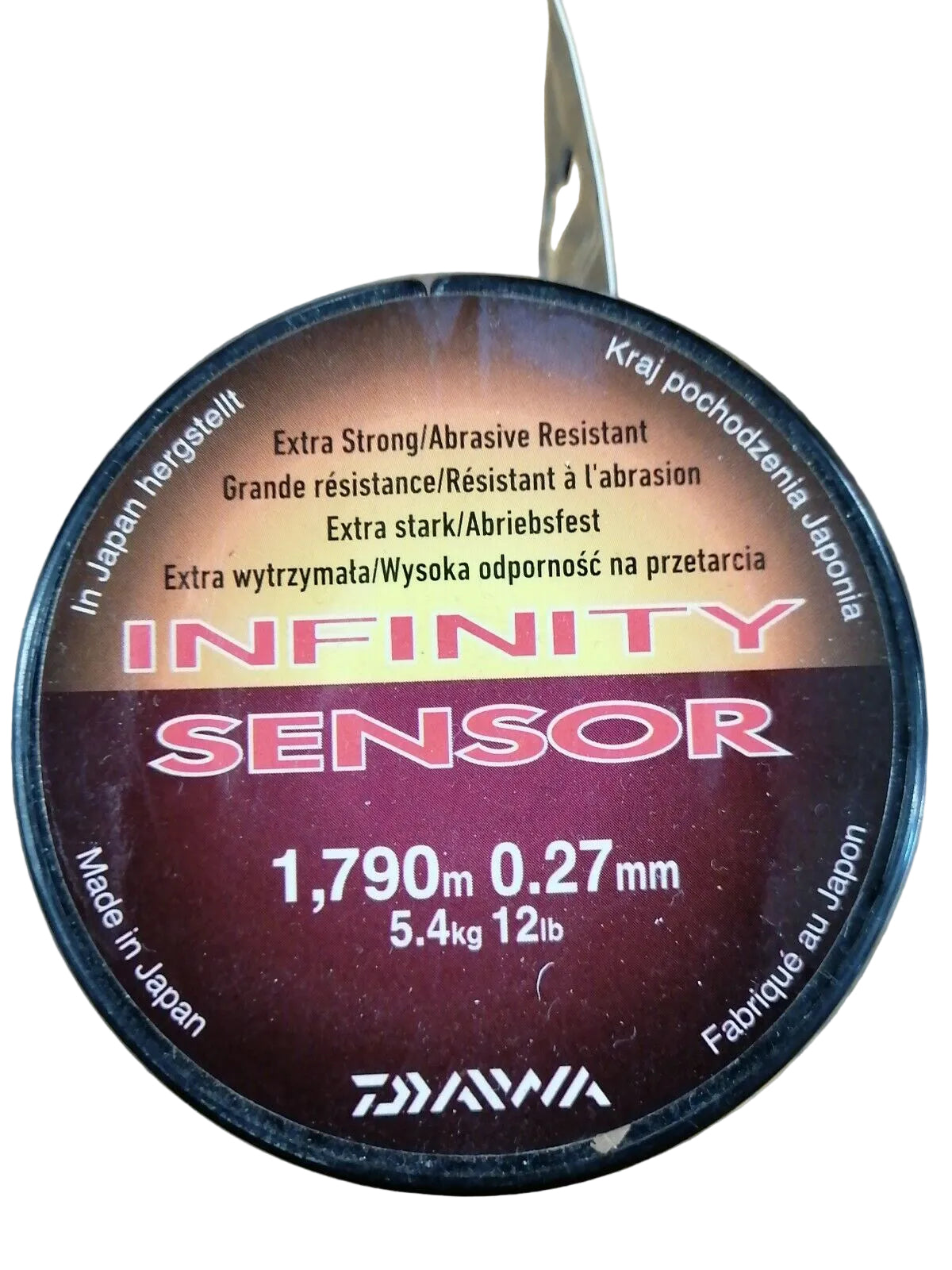 Daiwa Infinity Sensor Monofile-Schnüre 0,27mm 5,4kg 1790m (0,72€/100m)