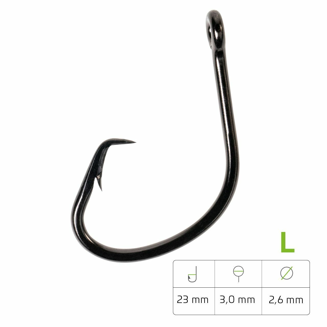 Zeck Circle Striker Single Hook Kreishaken Welshaken Wallerhaken Catfish