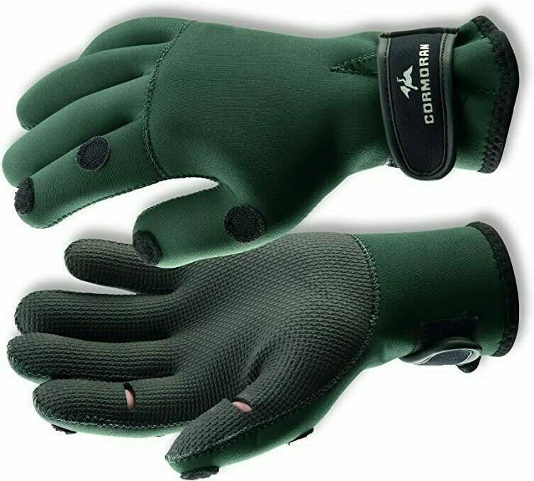 handschuhe mit klettverschluss Cormoran Neopren Handschuhe 3,5mm mit Klettverschluss versch. Größe – Breitis Anglertreff