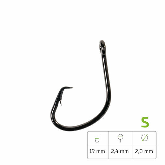 Zeck Circle Striker Single Hook Kreishaken Welshaken Wallerhaken Catfish
