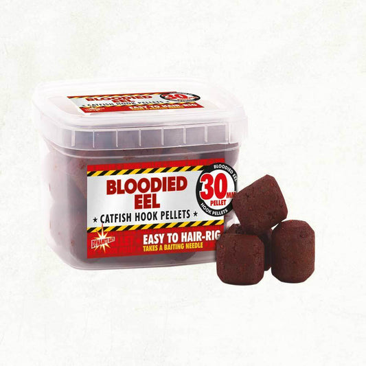 Dynamite Baits Blooded Eel Pellets Dip für Wels Welsangeln Waller Catfish