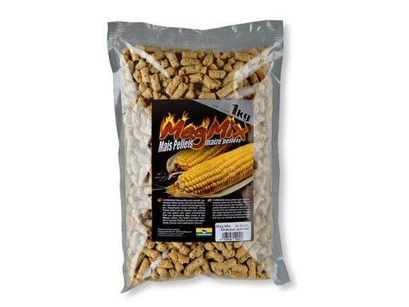 Cormoran MagMix Mais Pellets gelb 1,0kg Karpfen Friedfisch Angeln Karausche