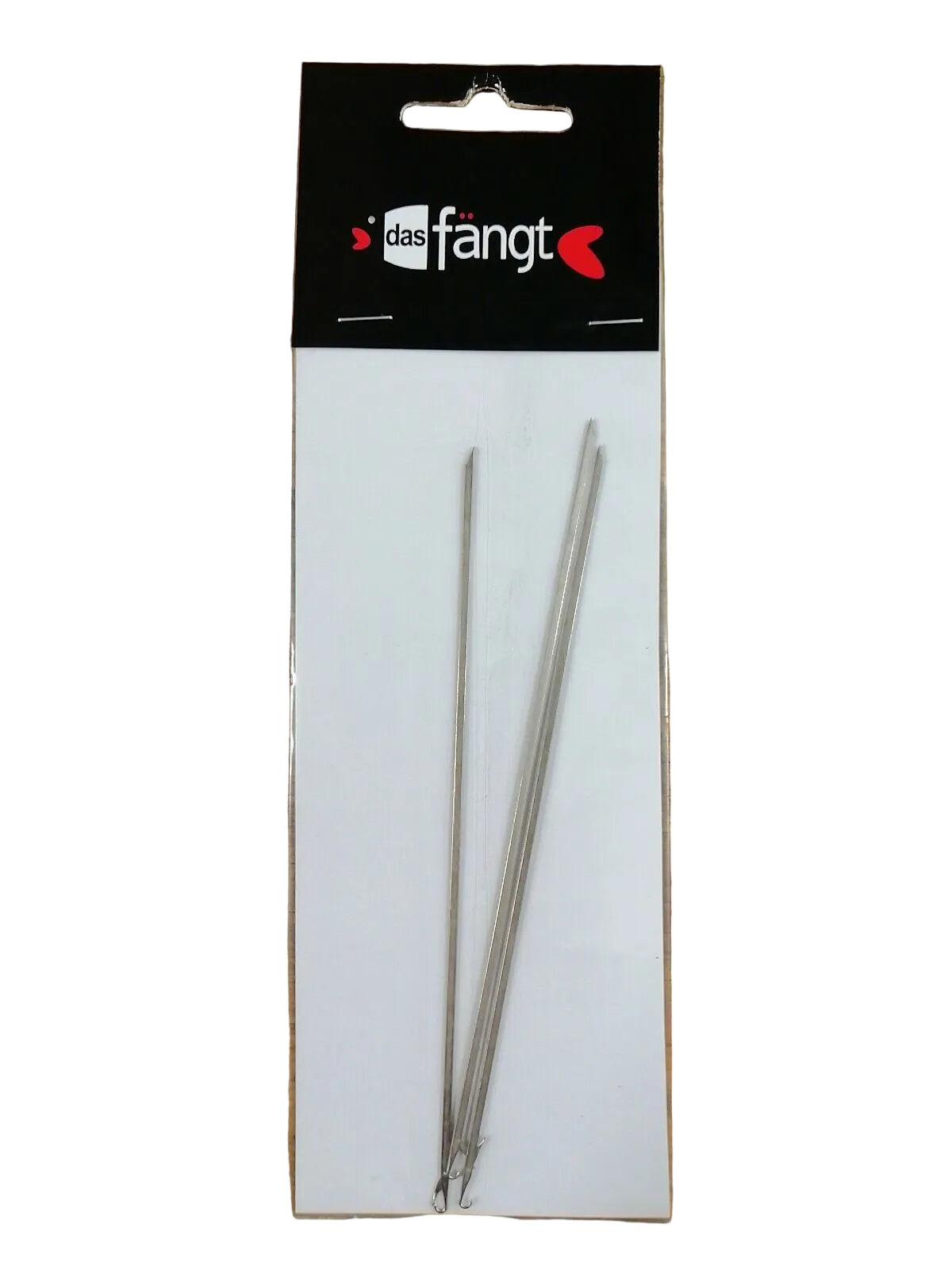 Das Fängt - Edelstahl Ködernadel mit Klappöse für Angelköder - 3er Pack