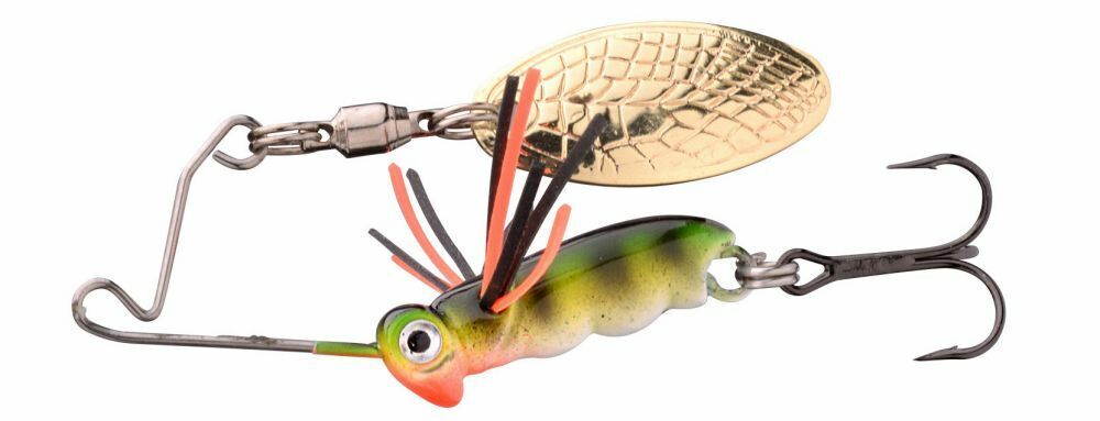 Spro Larva Micro Spinnerbait 4cm, 7 gr. mit Gamakatsu Drilling/Einzelhaken