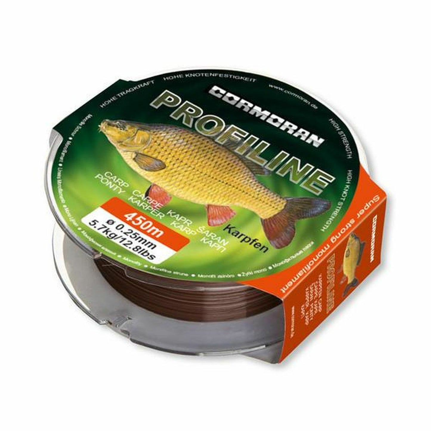 Cormoran Profiline Zielfischschnur Angelschnur monofil Karpfen zander hecht aal