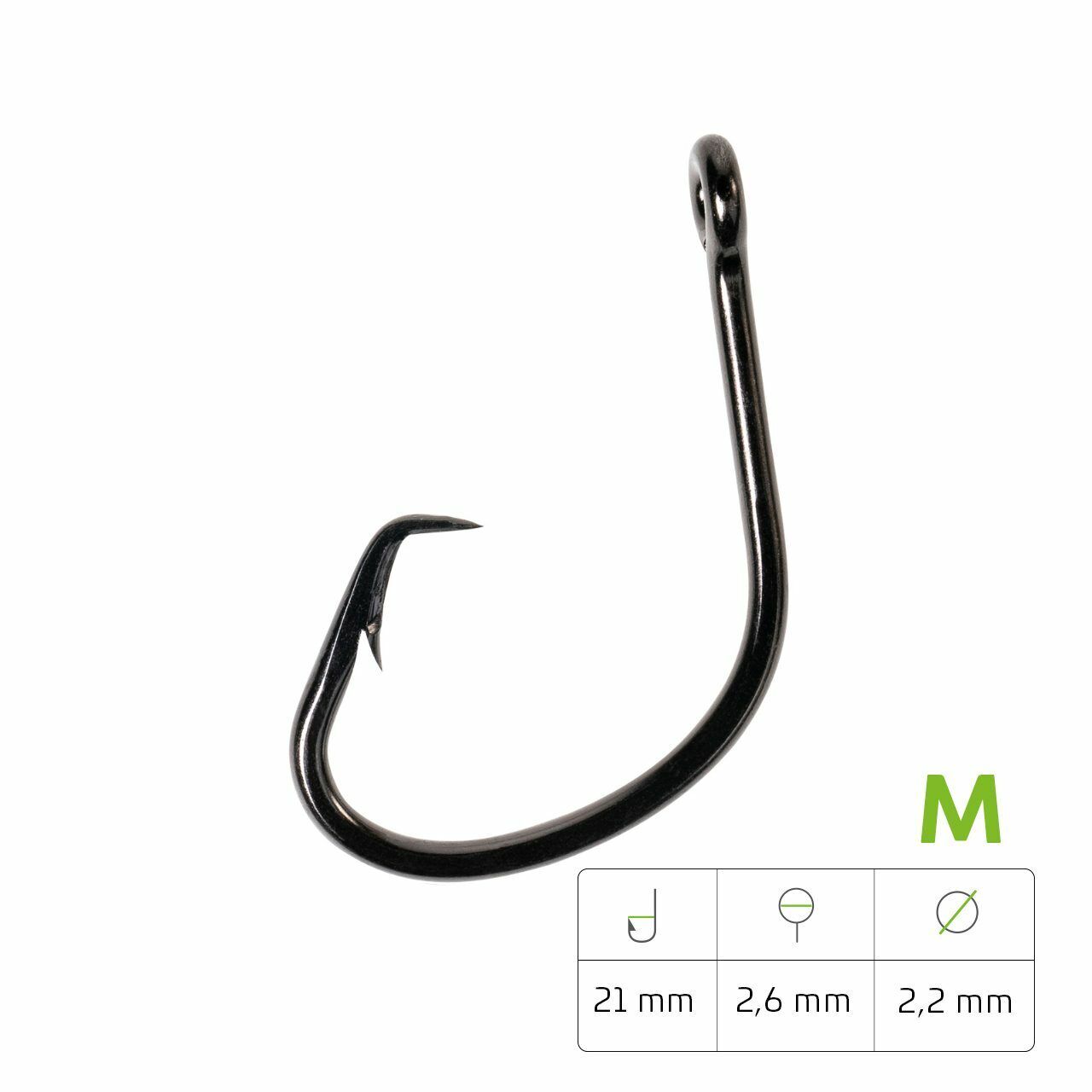 Zeck Circle Striker Single Hook Kreishaken Welshaken Wallerhaken Catfish