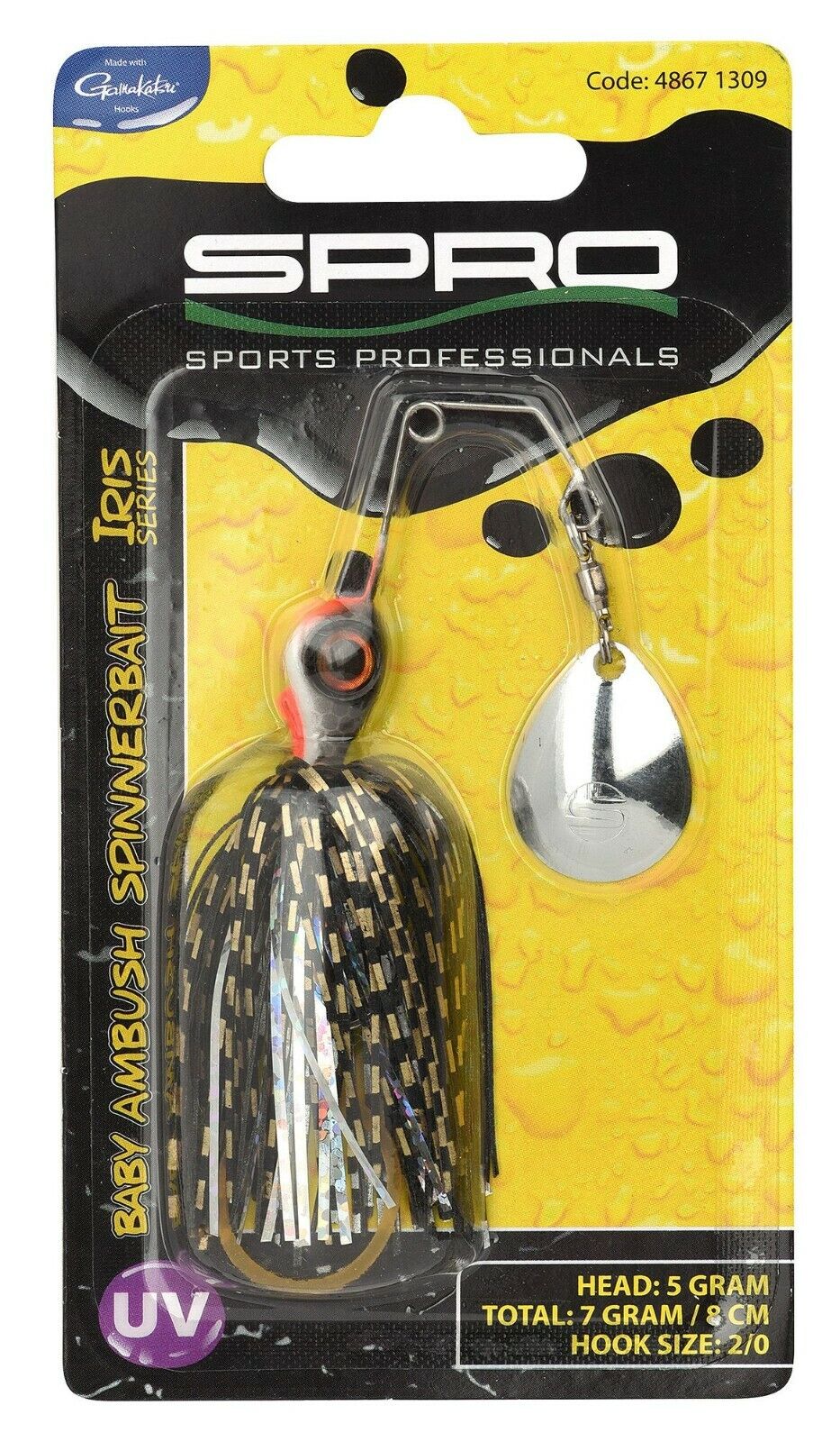 Spro Iris Ambush Spinnerbait Auge Redhead Fire Tiger Perch Roach versch. Größen