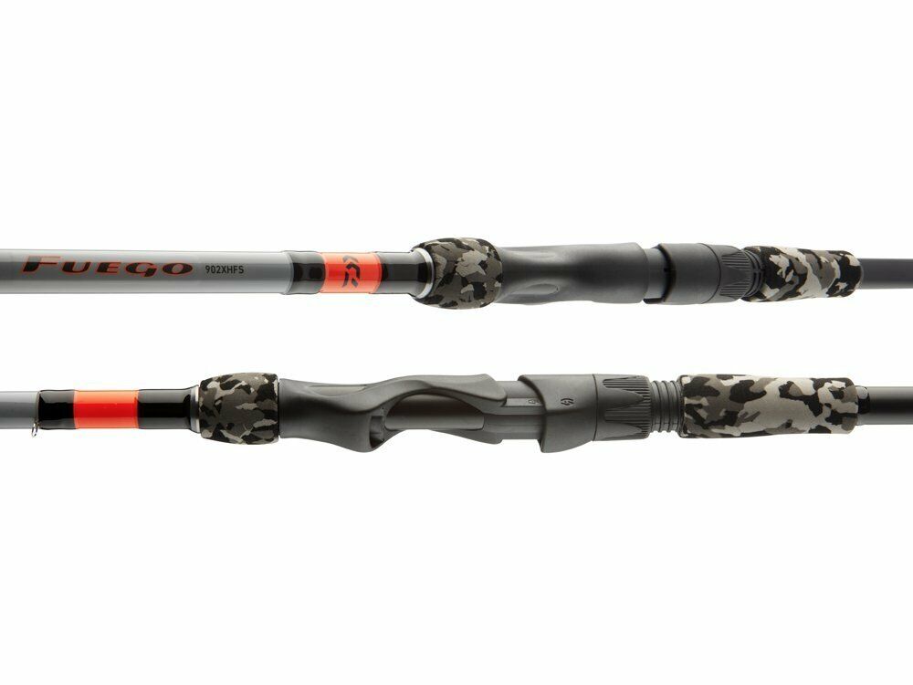 Daiwa FUEGO CAMO Spin Angelrute Raubfisch Barsch Zander Hecht