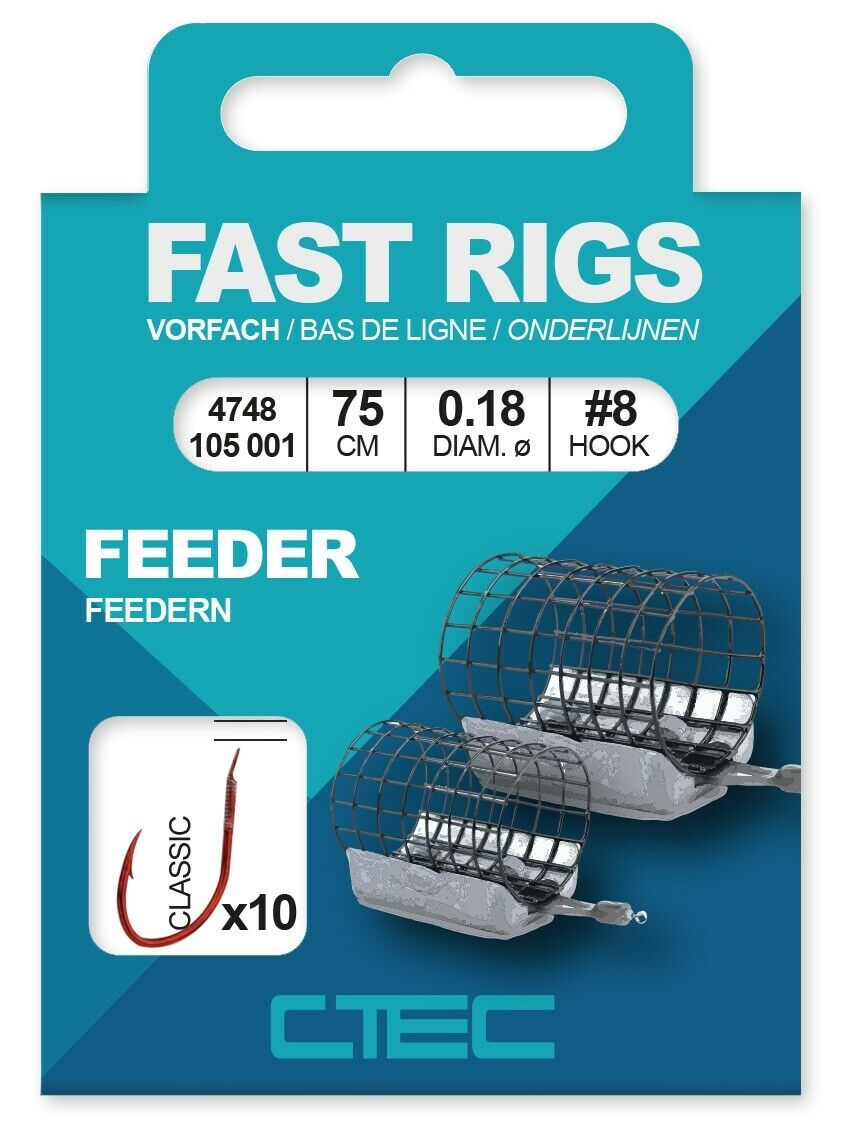 Spro C-TEC Feeder Haken 75cm Angelhaken, Feederhaken