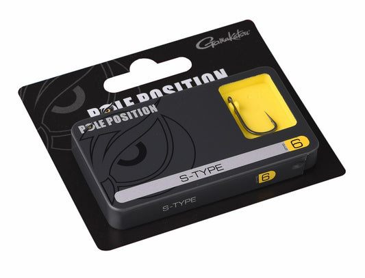 Gamakatsu Pole-Position S-Type Karpfenhaken Karpfen Carp Inhalt 10 Stück