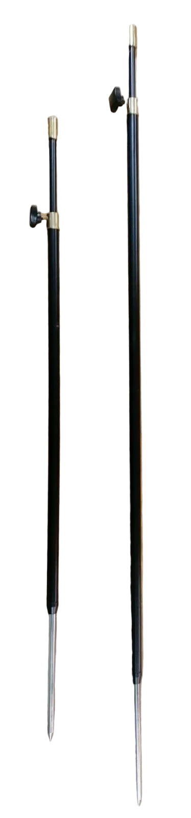 Bankstick Alu, dünne Spitze 50-90cm und 75-120cm Das Fängt Rutenauflage