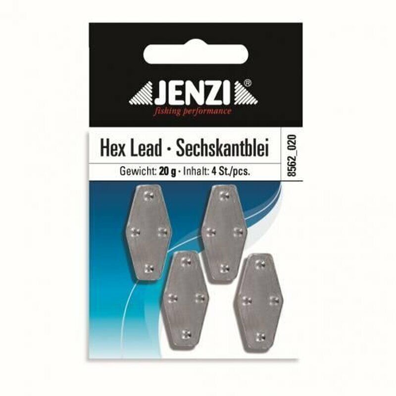 Jenzi Sechskantblei, Sargblei 10-100 Gramm Laufblei Durchlaufblei Hex Lead