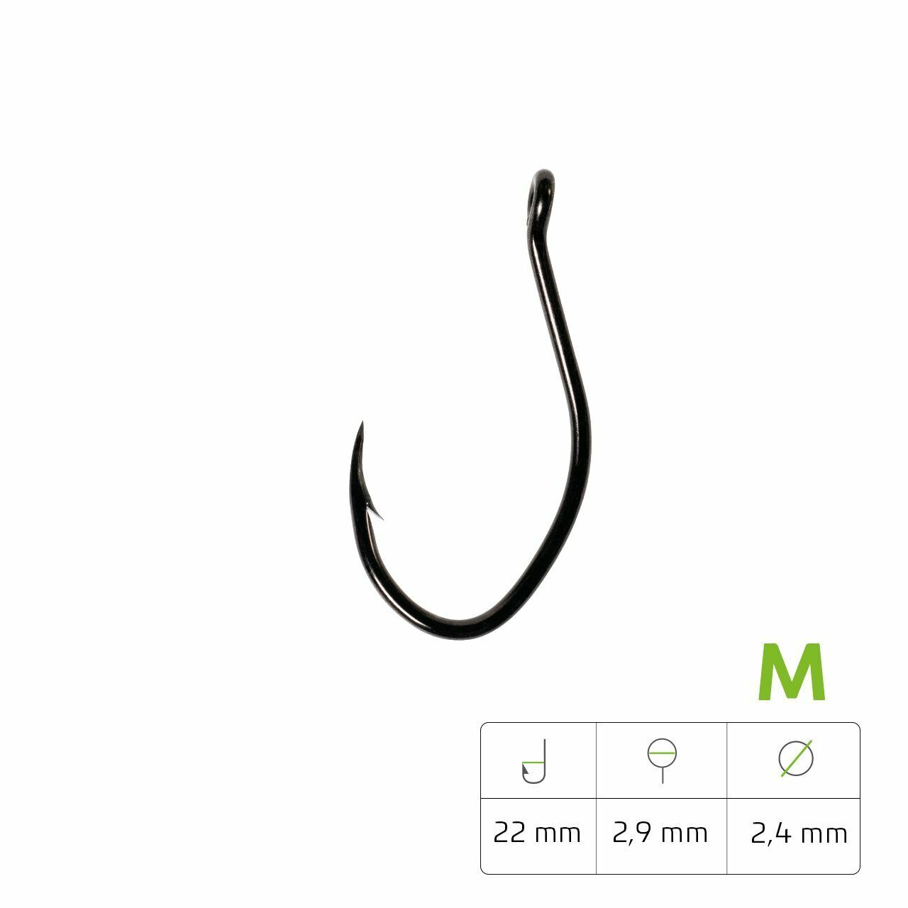 Zeck Classic Cat Single Hook Haken Welshaken