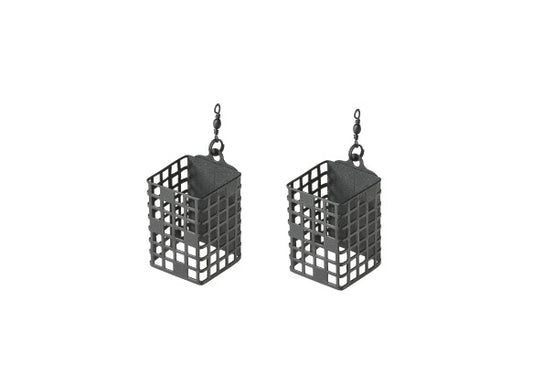 Mivardi Futterkorb Premium - Eckig (2er Set)