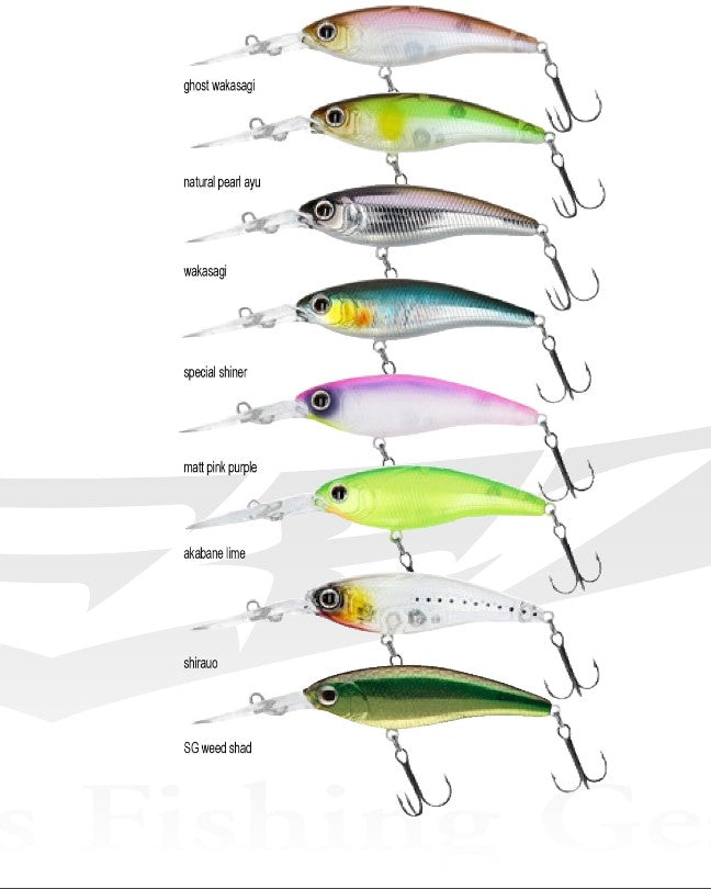 Daiwa Steez Shad 60SP-DR Minnowbait Tauchtiefe -2,5m
