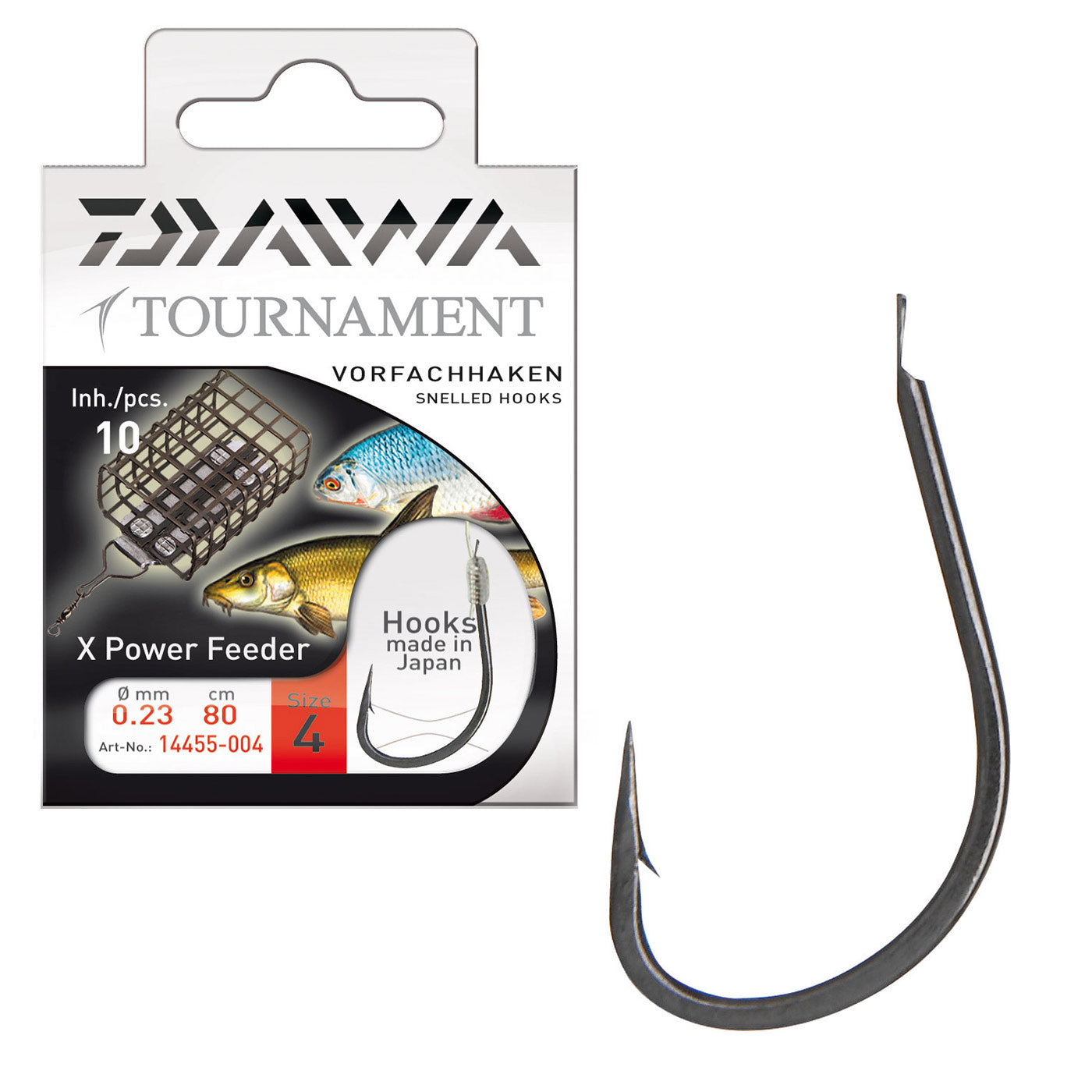 DAIWA Tournament X Power Feeder Vorfachhaken gebundene Haken