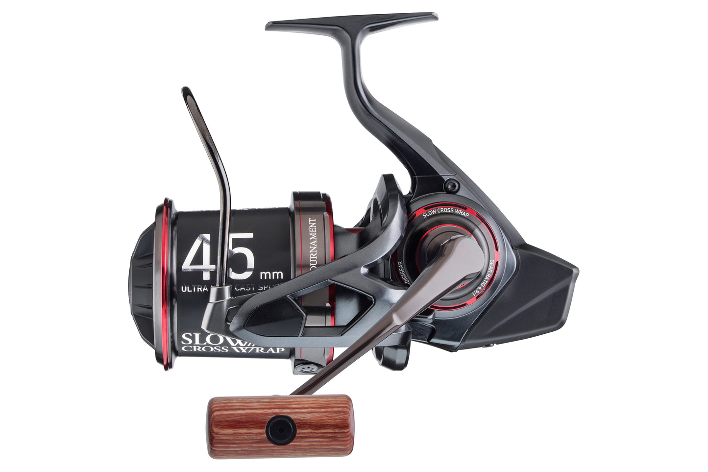 Daiwa Tournament Basia 45 SCW QD - BIG PIT ROLLE | MIT 45MM SPULENHUB