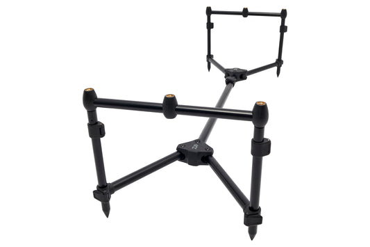 Daiwa Black Widow Low Level 3 Rod Pod Rutenständer | 4-beinig | für 3 Ruten