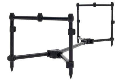 Daiwa Black Widow Low Level 3 Rod Pod Rutenständer | 4-beinig | für 3 Ruten