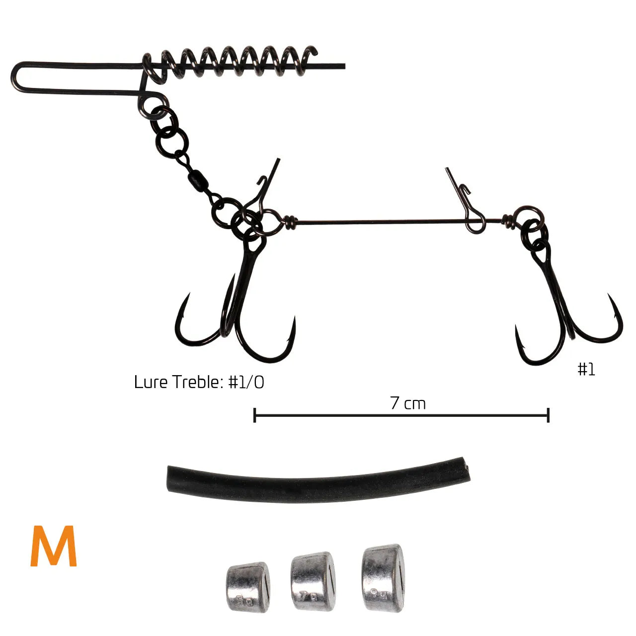 Zeck Gummifisch System S  M  L  Softbait System + Screw Set