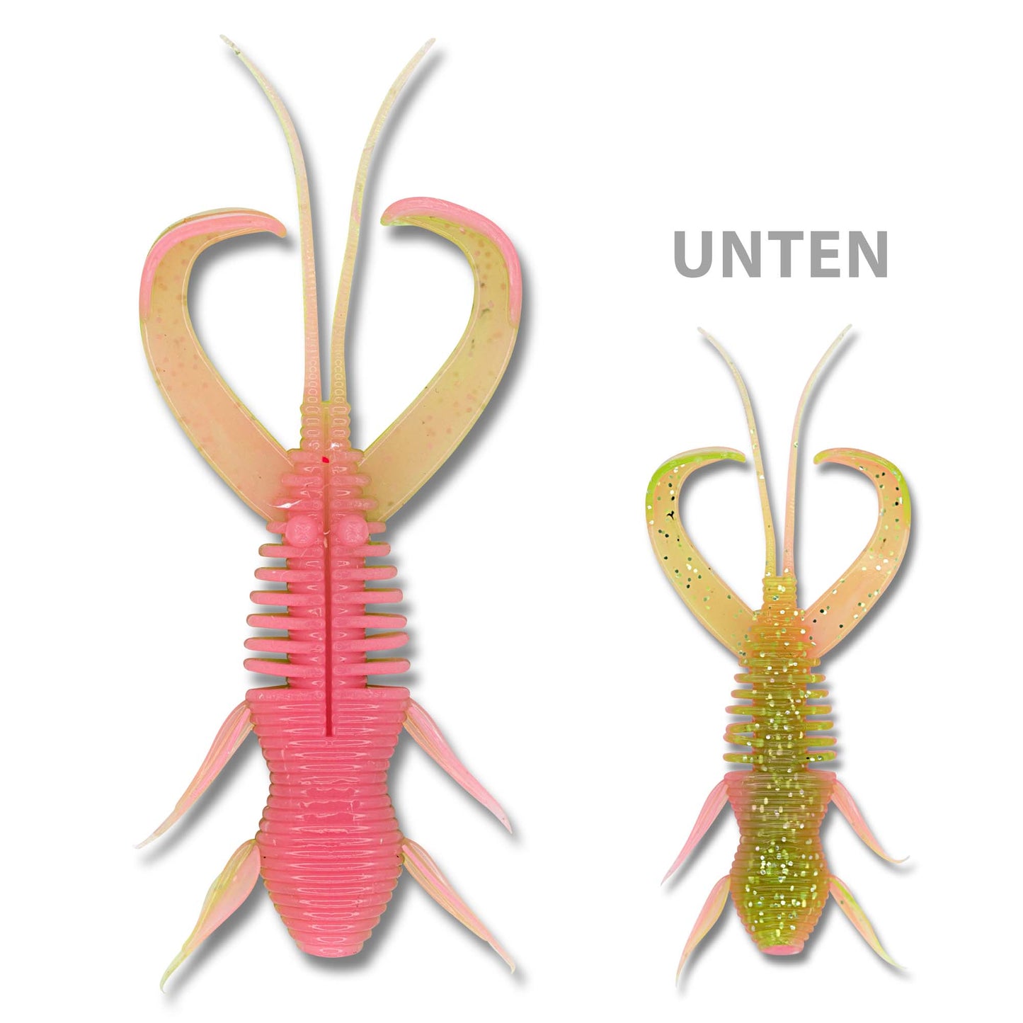 Monkey Lures Craby Lui 7,5cm und 10cm Creature Baits Gummikrebs Krebs