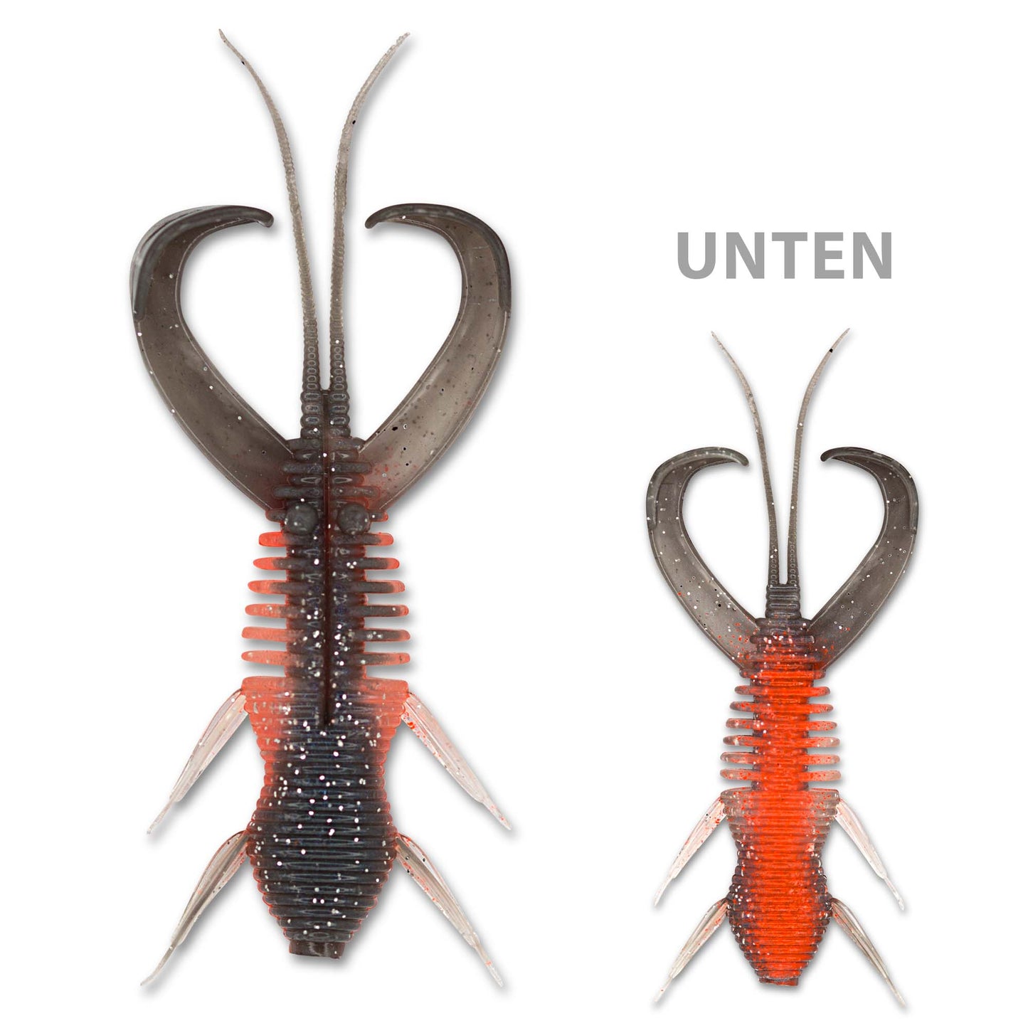Monkey Lures Craby Lui 7,5cm und 10cm Creature Baits Gummikrebs Krebs