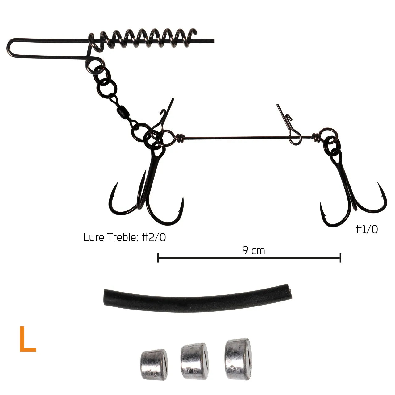 Zeck Gummifisch System S  M  L  Softbait System + Screw Set