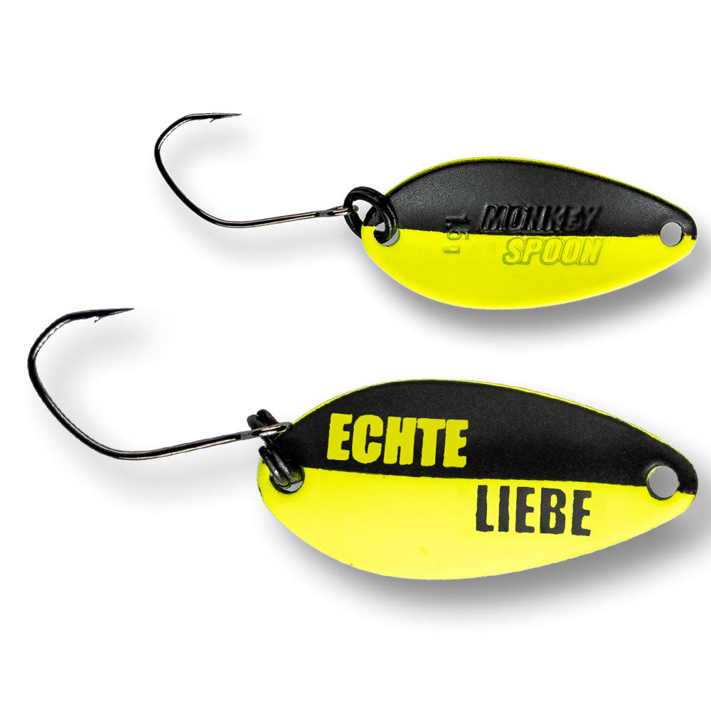 Monkey Spoon El Chapo 1,5g verschiedene Farben Spoon Forellenköder Forelle