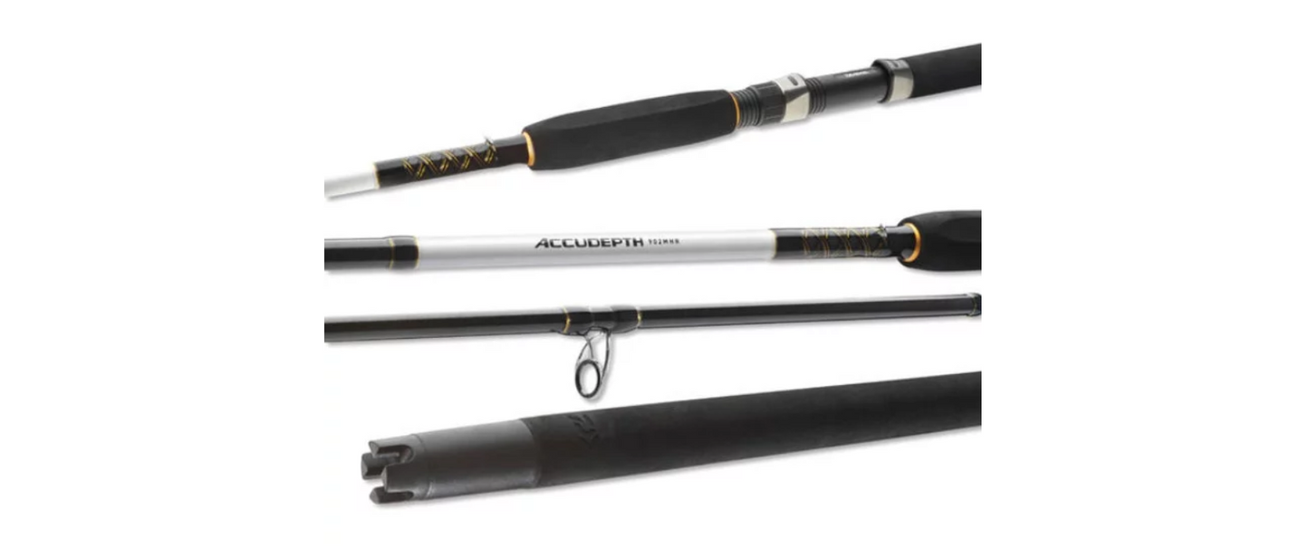 Daiwa Accudepth Trolling 2.10m 8-18lb Schlepprute Downrigger Dorsch Meerforelle Seeforelle