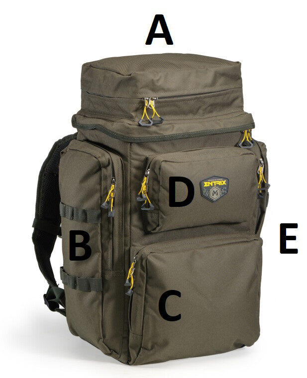 Mivardi Bagpack Entrix Rucksack ca. 45 x 39 x 30 cm