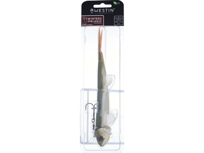 Westin Twinteez Pelagic V-Tail R'N'R Jighead 21cm 70g Vertikal Shad Pelagic