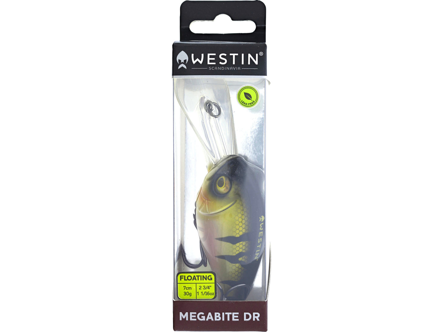 WESTIN Megabite DR Crankbait 6cm Wobbler Kunstköder Tieftaucher Hecht Barsch