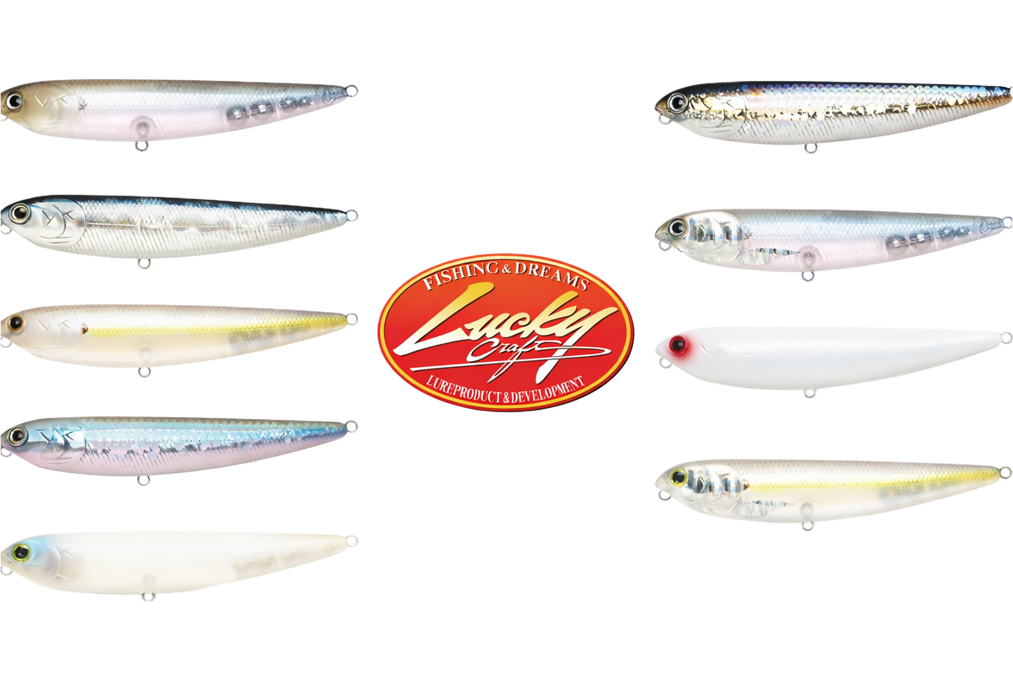 Lucky Craft Sammy 100 / 115 / 65 Topwater Oberfläche Hecht Zander Barsch